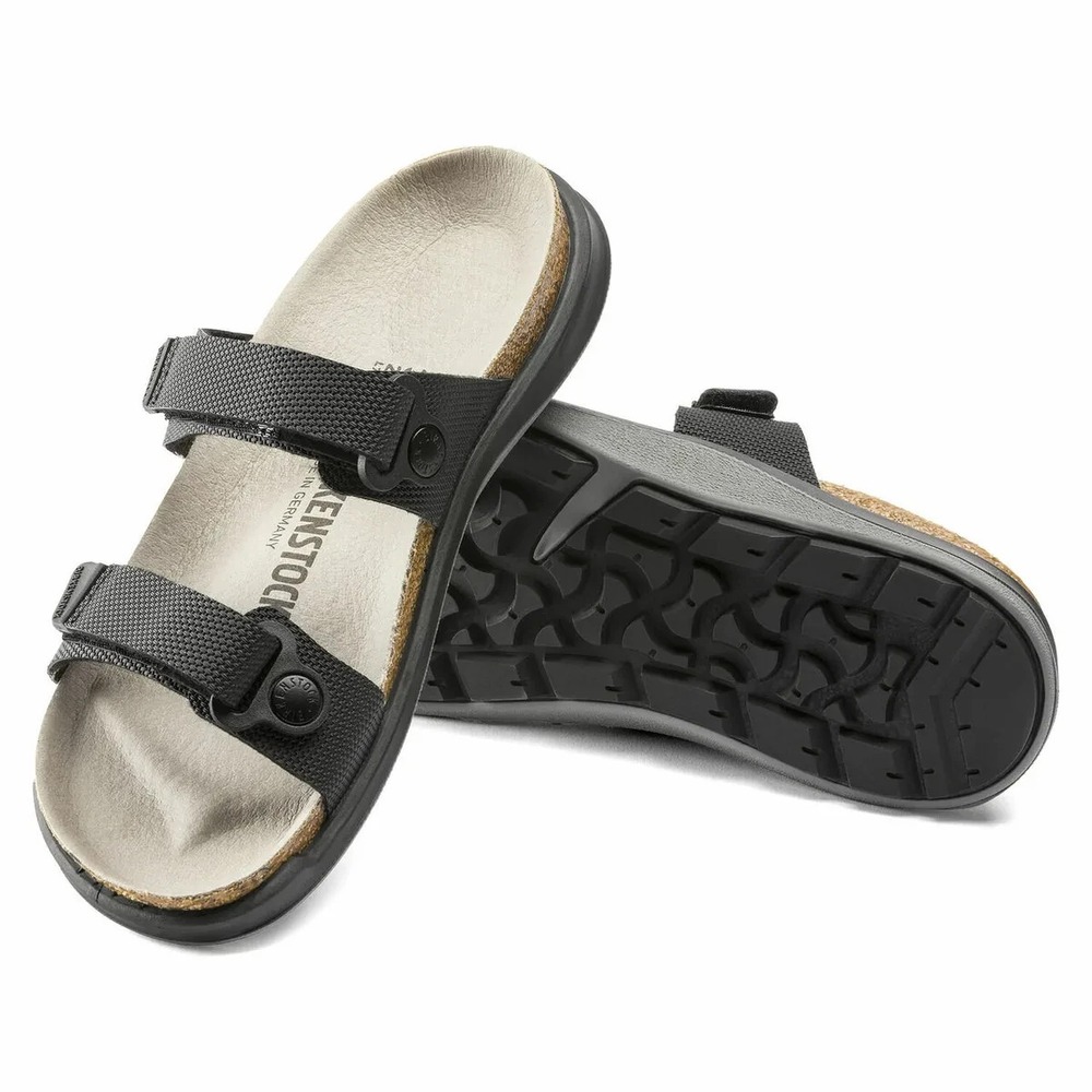 Birkenstock Sahara Futura Black Womens Size EU 40 US 9 Narrow Birko-Flor Sandals